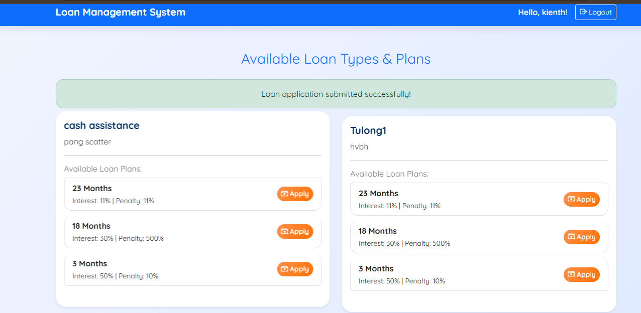 Financial Loan Management Software System